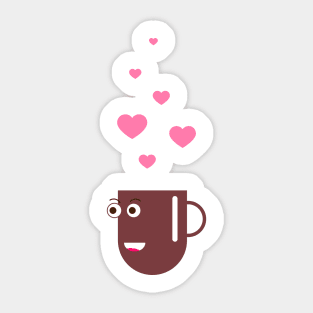 Love at first sight Sticker